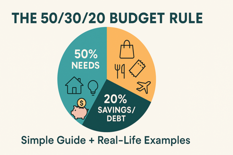 The 50/30/20 Budget Rule Explained (With Real-Life Examples)