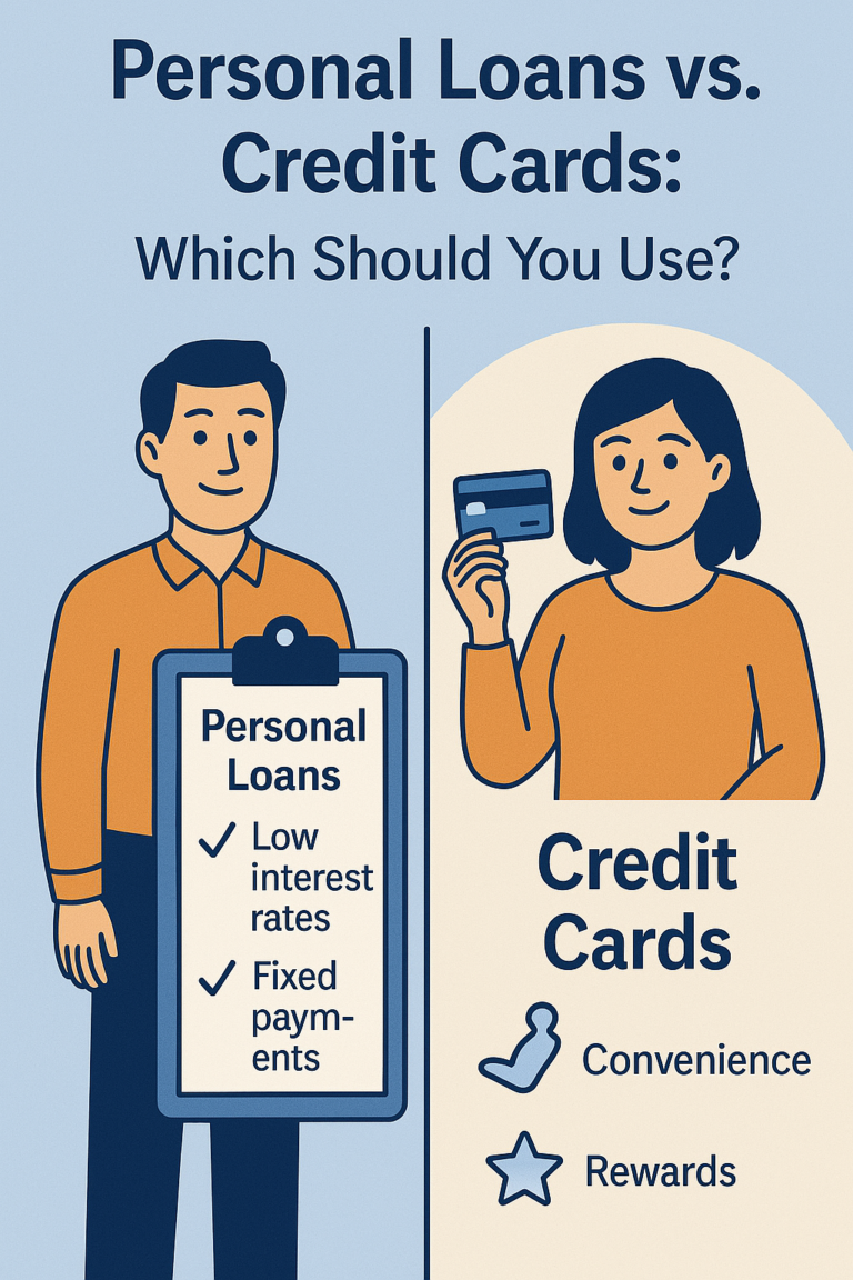 Personal Loans vs. Credit Cards: Which Should You Use?