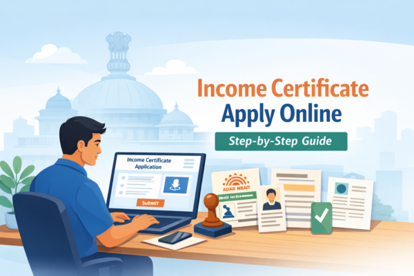 Income certificate apply online India